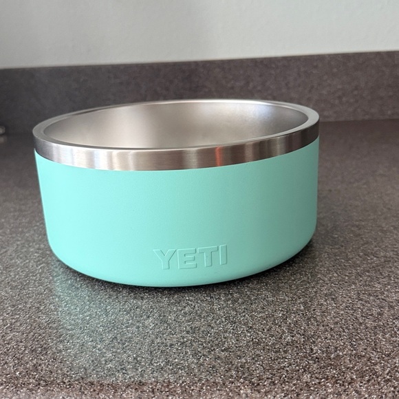 YETI Boomer  8 Cups Pet Dog Bowl Seafoam Mint Stainless Steel Pet Bowl - Picture 7 of 13